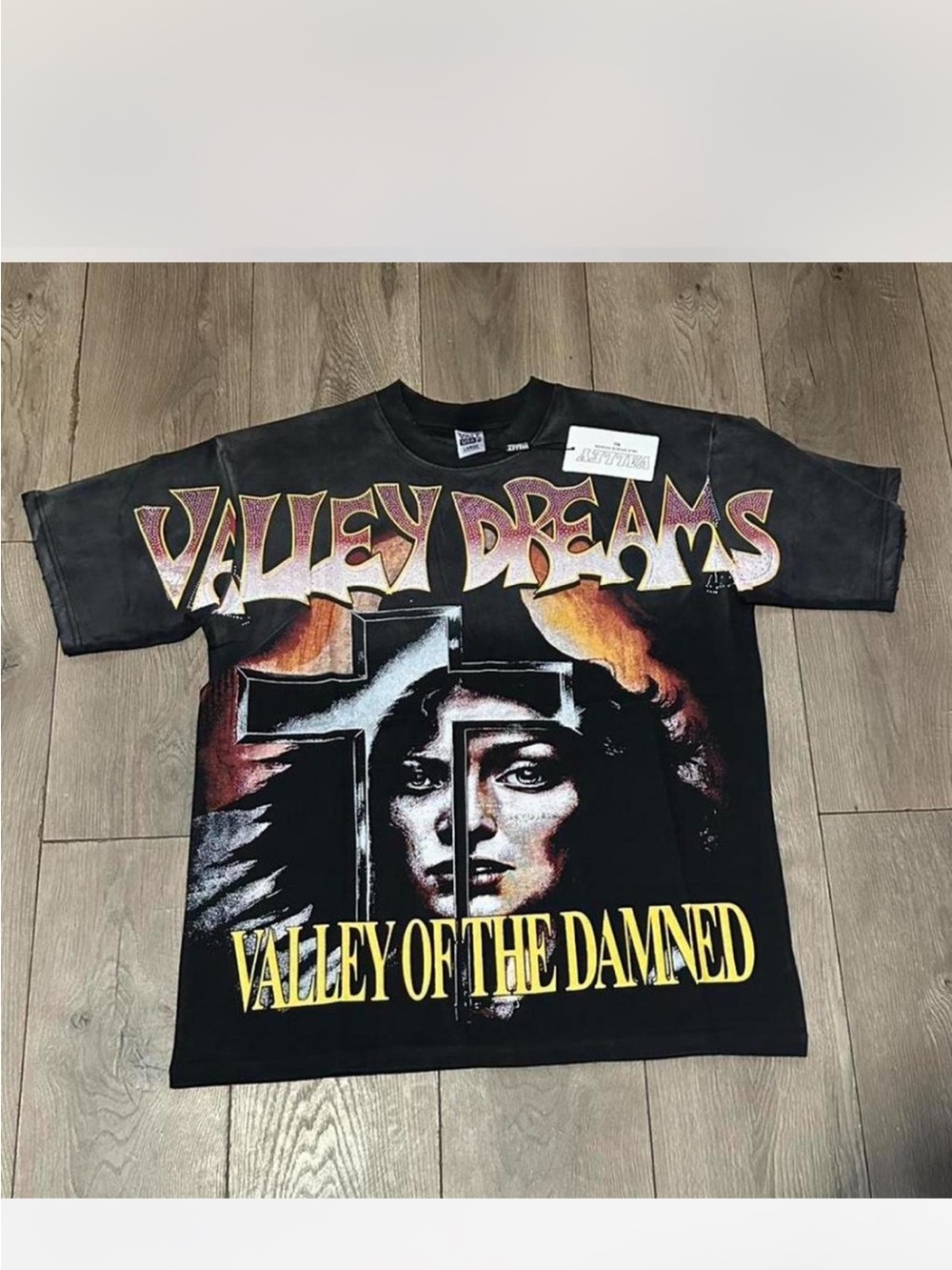 Valley Dreams "Valley of the Damned" Black Graphic Tee